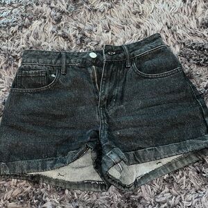 Pacsun Mom Shorts Womens
23 Black Denim Raw Hem
Distressed Cuffed Hem 5
Pocket